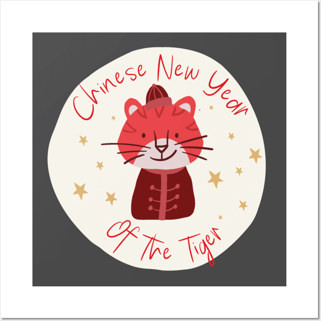 Chinese Year Of The Tiger Wall Art by Natalie C. Designs 